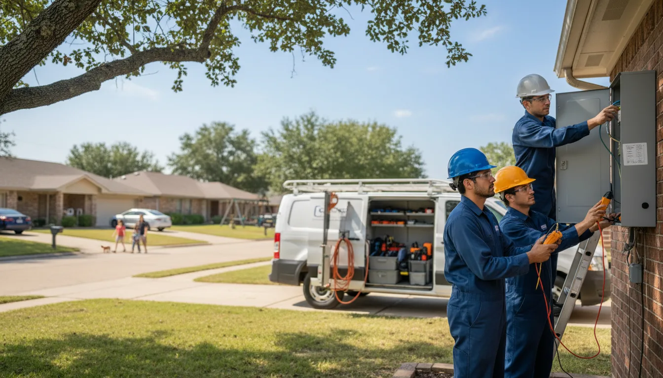 Certified electrician providing emergency electrical services in Renville, MN